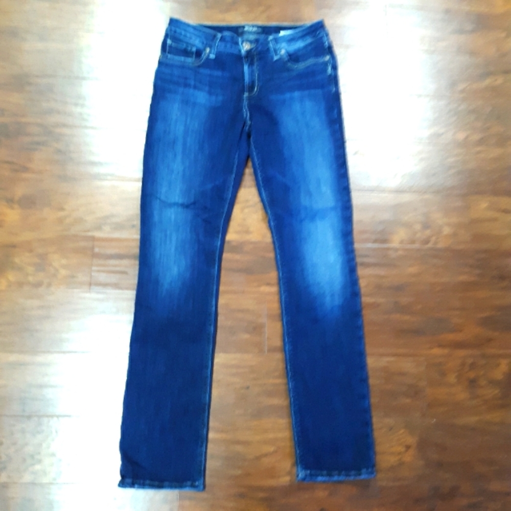 Silver Suki Straight blue jeans